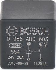 BOSCH 0 986 AH0 603 - Relej, glavna struja www.molydon.hr