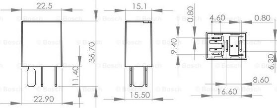 BOSCH 0 986 AH0 328 - Relej, glavna struja www.molydon.hr