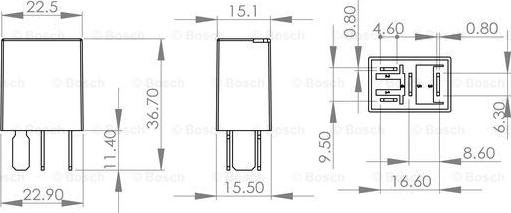 BOSCH 0 986 AH0 322 - Relej, glavna struja www.molydon.hr