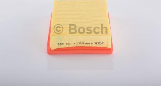 BOSCH 0 986 B02 314 - Filter za zrak www.molydon.hr