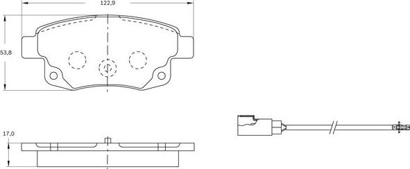 BOSCH 0 986 BB0 992 - Komplet Pločica, disk-kočnica www.molydon.hr