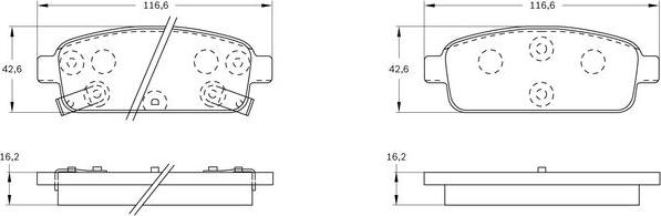 BOSCH 0 986 BB0 960 - Komplet Pločica, disk-kočnica www.molydon.hr