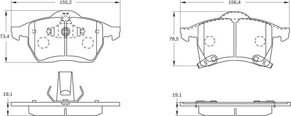 BOSCH 0 986 BB0 978 - Komplet Pločica, disk-kočnica www.molydon.hr