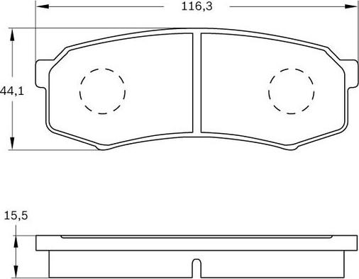 BOSCH 0 986 BB0 973 - Komplet Pločica, disk-kočnica www.molydon.hr