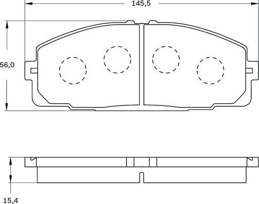 BOSCH 0 986 BB0 457 - Komplet Pločica, disk-kočnica www.molydon.hr