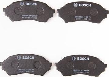 BOSCH 0 986 BB0 547 - Komplet Pločica, disk-kočnica www.molydon.hr