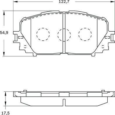 BOSCH 0 986 BB0 501 - Komplet Pločica, disk-kočnica www.molydon.hr