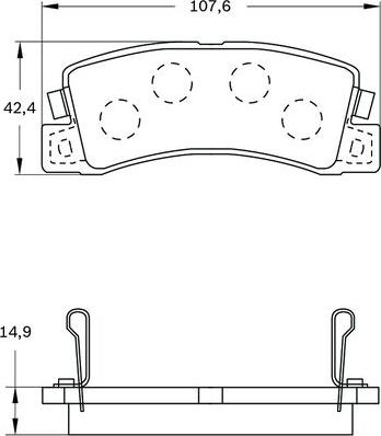 BOSCH 0 986 BB0 525 - Komplet Pločica, disk-kočnica www.molydon.hr