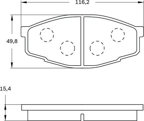 BOSCH 0 986 BB0 520 - Komplet Pločica, disk-kočnica www.molydon.hr