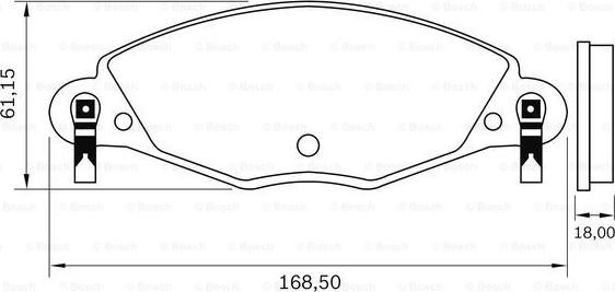 BOSCH 0 986 BB0 602 - Komplet Pločica, disk-kočnica www.molydon.hr