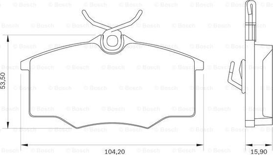 BOSCH 0 986 BB0 046 - Komplet Pločica, disk-kočnica www.molydon.hr