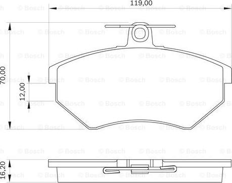 BOSCH 0 986 BB0 058 - Komplet Pločica, disk-kočnica www.molydon.hr