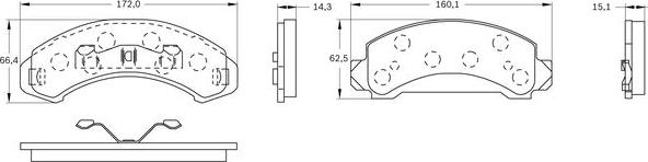 BOSCH 0 986 BB0 086 - Komplet Pločica, disk-kočnica www.molydon.hr