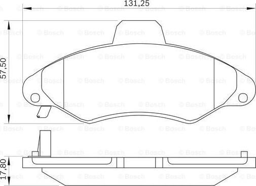 BOSCH 0 986 BB0 035 - Komplet Pločica, disk-kočnica www.molydon.hr