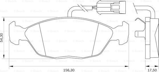 BOSCH 0 986 BB0 036 - Komplet Pločica, disk-kočnica www.molydon.hr