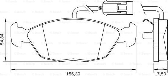 BOSCH 0 986 BB0 037 - Komplet Pločica, disk-kočnica www.molydon.hr