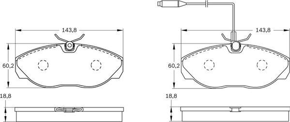 BOSCH 0 986 BB0 145 - Komplet Pločica, disk-kočnica www.molydon.hr