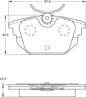 BOSCH 0 986 BB0 161 - Komplet Pločica, disk-kočnica www.molydon.hr