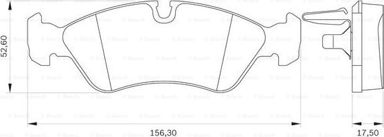 BOSCH 0 986 BB0 107 - Komplet Pločica, disk-kočnica www.molydon.hr