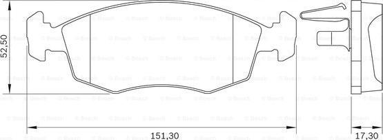 BOSCH 0 986 BB0 115 - Komplet Pločica, disk-kočnica www.molydon.hr