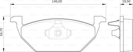 BOSCH 0 986 BB0 139 - Komplet Pločica, disk-kočnica www.molydon.hr