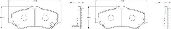 BOSCH 0 986 BB0 858 - Komplet Pločica, disk-kočnica www.molydon.hr