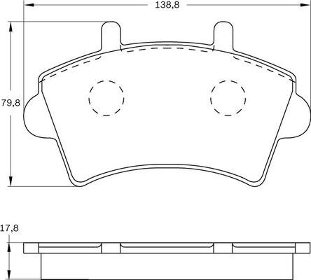 BOSCH 0 986 BB0 301 - Komplet Pločica, disk-kočnica www.molydon.hr