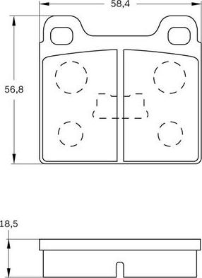 BOSCH 0 986 BB0 255 - Komplet Pločica, disk-kočnica www.molydon.hr