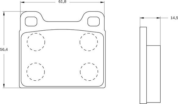 BOSCH 0 986 BB0 252 - Komplet Pločica, disk-kočnica www.molydon.hr