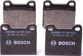 BOSCH 0 986 BB0 252 - Komplet Pločica, disk-kočnica www.molydon.hr