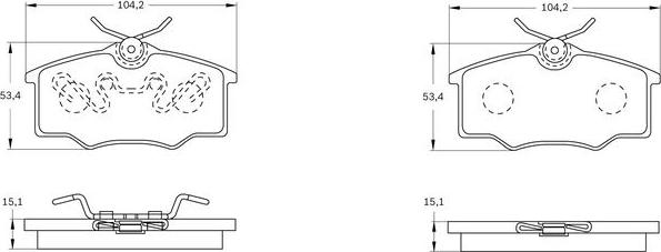 BOSCH 0 986 BB0 275 - Komplet Pločica, disk-kočnica www.molydon.hr