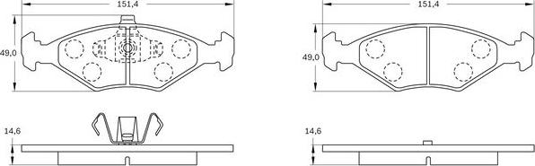 BOSCH 0 986 BB0 794 - Komplet Pločica, disk-kočnica www.molydon.hr