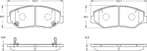 BOSCH 0 986 BB0 753 - Komplet Pločica, disk-kočnica www.molydon.hr