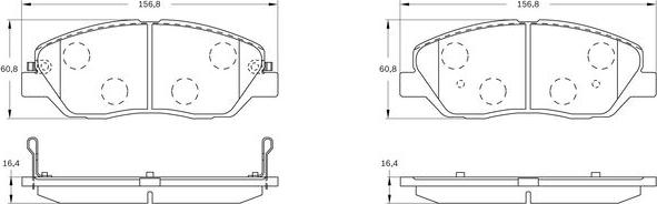 BOSCH 0 986 BB0 785 - Komplet Pločica, disk-kočnica www.molydon.hr