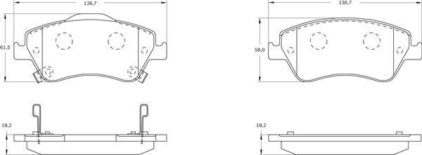 BOSCH 0 986 BB0 776 - Komplet Pločica, disk-kočnica www.molydon.hr