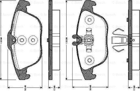 BOSCH 0 986 TB3 049 - Komplet Pločica, disk-kočnica www.molydon.hr