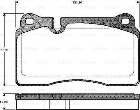 BOSCH 0 986 TB3 046 - Komplet Pločica, disk-kočnica www.molydon.hr