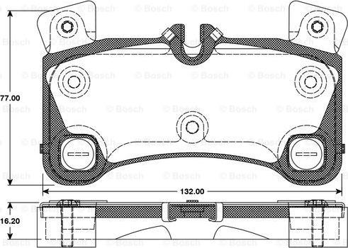 BOSCH 0 986 TB3 088 - Komplet Pločica, disk-kočnica www.molydon.hr