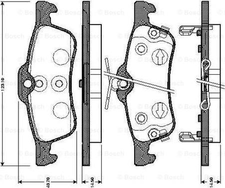 BOSCH 0 986 TB3 073 - Komplet Pločica, disk-kočnica www.molydon.hr