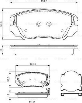 BOSCH 0 986 TB3 168 - Komplet Pločica, disk-kočnica www.molydon.hr