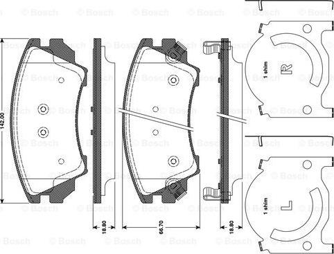 BOSCH 0 986 TB3 107 - Komplet Pločica, disk-kočnica www.molydon.hr