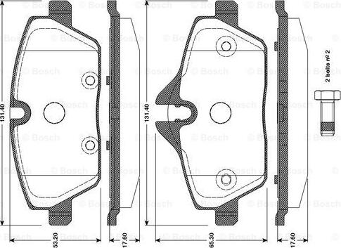 BOSCH 0 986 TB3 112 - Komplet Pločica, disk-kočnica www.molydon.hr