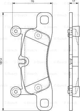 BOSCH 0 986 TB3 186 - Komplet Pločica, disk-kočnica www.molydon.hr