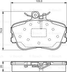 BOSCH 0 986 TB3 174 - Komplet Pločica, disk-kočnica www.molydon.hr