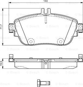 BOSCH 0 986 TB3 170 - Komplet Pločica, disk-kočnica www.molydon.hr