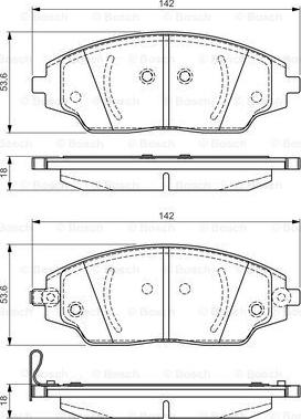 BOSCH 0 986 TB3 229 - Komplet Pločica, disk-kočnica www.molydon.hr