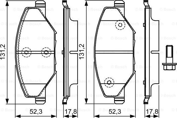 BOSCH 0 986 TB3 220 - Komplet Pločica, disk-kočnica www.molydon.hr