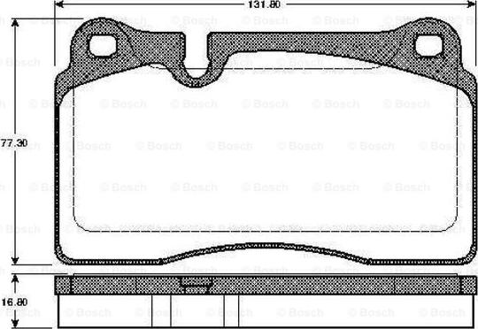 BOSCH 0 986 TB2 931 - Komplet Pločica, disk-kočnica www.molydon.hr