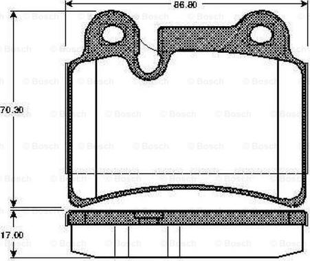 BOSCH 0 986 TB2 979 - Komplet Pločica, disk-kočnica www.molydon.hr