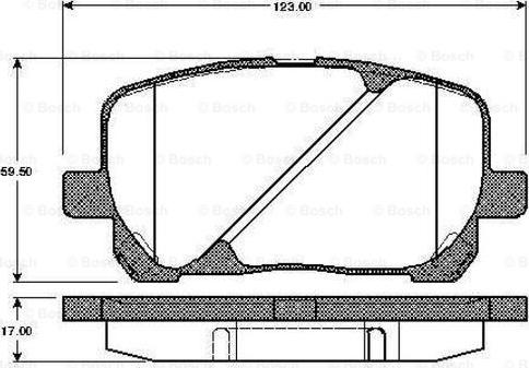 BOSCH 0 986 TB2 430 - Komplet Pločica, disk-kočnica www.molydon.hr